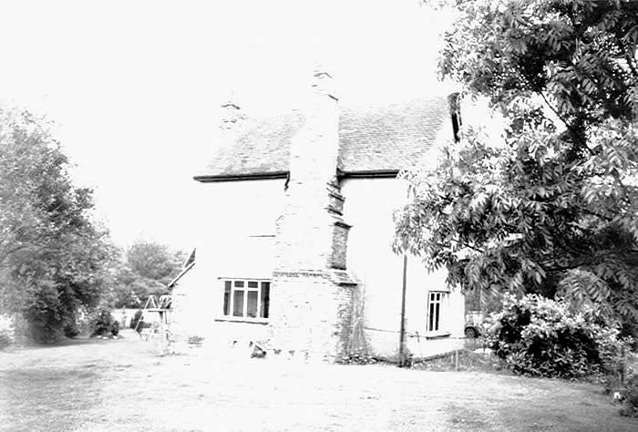 An old photograph of a house on the estate