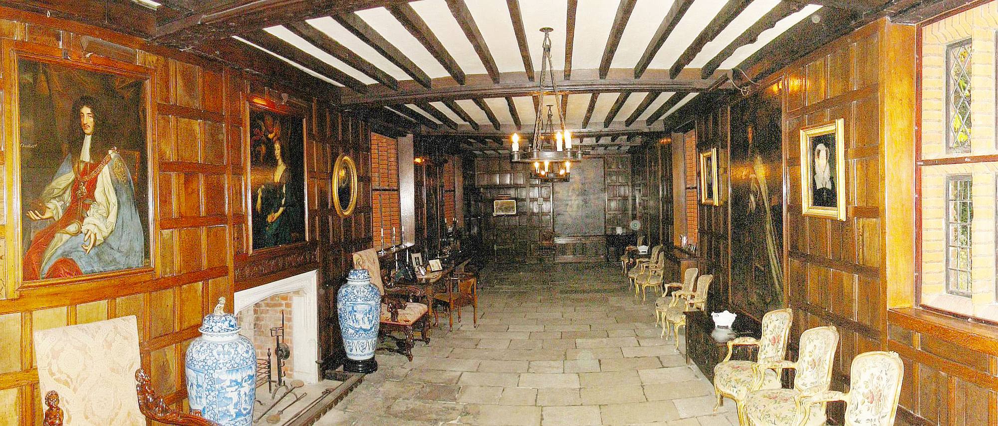 The full length of the Long Gallery