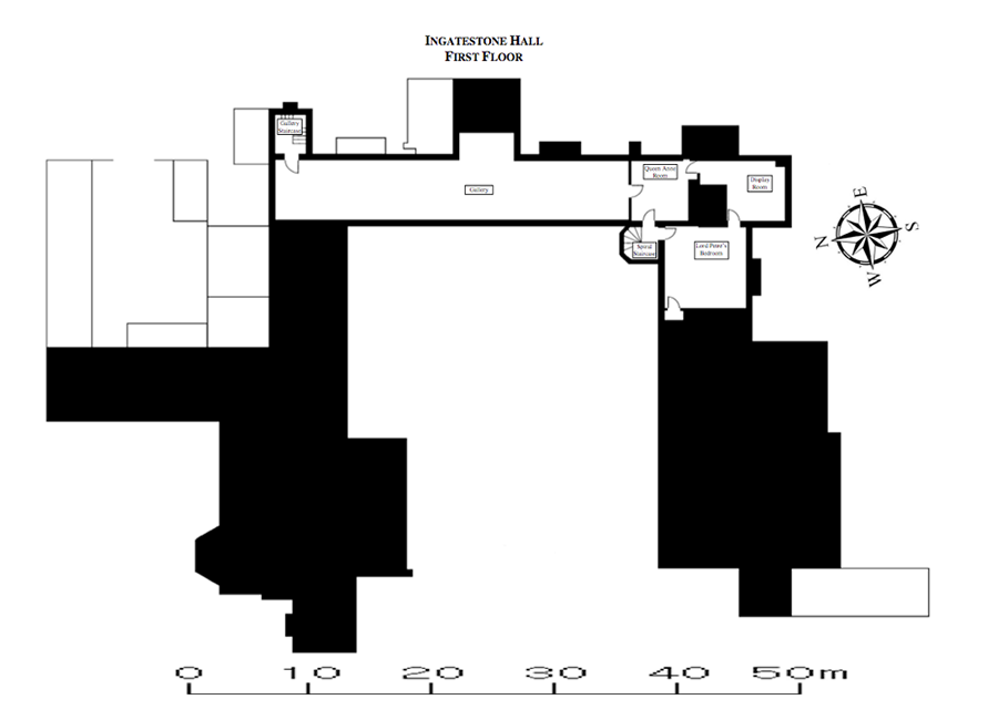 First floor plan of the Hall